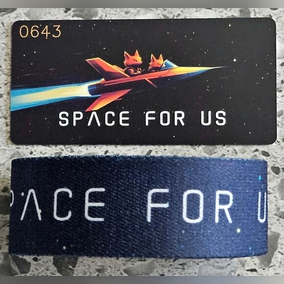 ZOX "SPACE FOR US" #643 BLOG App STAR FOX McLoud Nintendo Collectible WRISTBAND - Picture 2 of 3